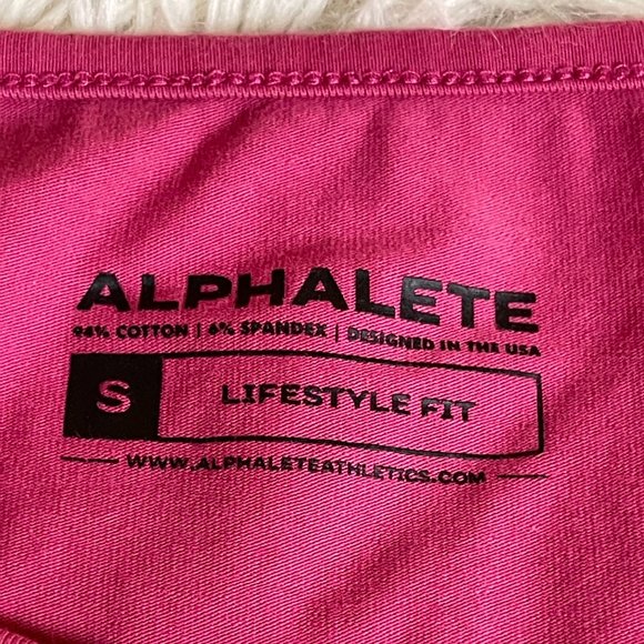 Mens Alphalete Pink Long Sleeve - Small - Picture 4 of 4